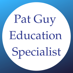 Pat Guy Education Specialist and Author logo. 
